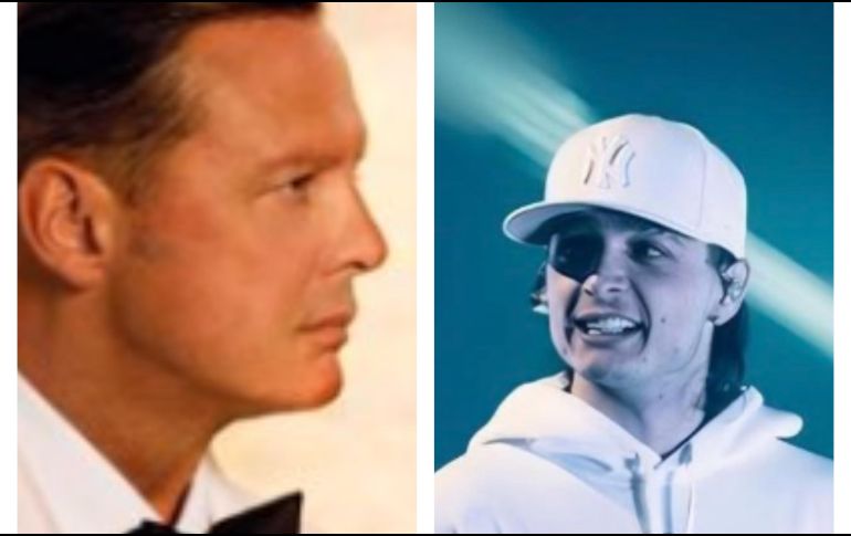 Luis Miguel y Peso Pluma son comparados en redes sociales. ESPECIAL/Twitter