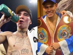 Óscar Valdez y “Vaquero” Navarrete se disputarán el Cetro mundial súper pluma de la Organización Mundial de Boxeo. ESPECIAL Twitter/ @EmanuelNarrete y @oscarvaldez56