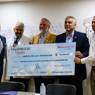 Recaudan más de 700 mil pesos para el Hospital Civil en torneo de golf