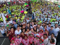 Claudia Sheinbaum fue bien recibida en la Huesteca Potosina. ESPECIAL/Claudia Sheinbaum