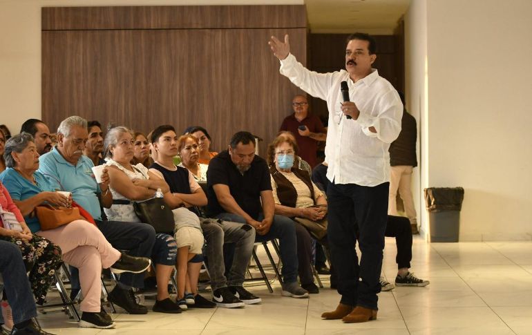 Carlos Lomelí Bolaños menciona que las y los jaliscienses no sólo requieren, seguridad, paz y tranquilidad, sino también obras de infraestructura para mejorar su calidad de vida. ESPECIAL