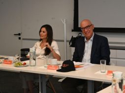 Entre los asistentes a la reunión se encontraban la presidenta del Consejo Nacional, Verónica Delgadillo y el dirigente nacional, Dante Delgado. TWITTER/ @VeroDelgadilloG