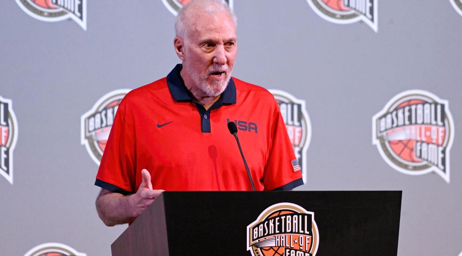 Gregg Popovich ha sido cinco veces campeón como coach en la NBA. AP/J. Hill