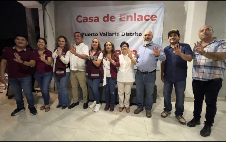 Después de la asamblea, fue inaugurada la Casa de Enlace de MORENA en Puerto Vallarta Distrito 05. ESPECIAL
