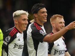 Raúl Jiménez tuvo actividad con su nuevo equipo el Fulham. ESPECIAL/Fulham