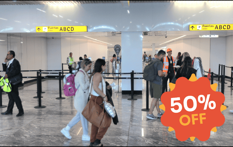 Empaca las maletas y anímate a irte de viaje, aerolínea mexicana tiene oferta del 50 por ciento. EL INFORMADOR/ARCHIVO.