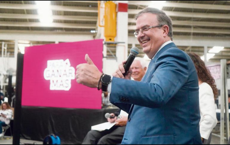 Marcelo Ebrard presenta una propuesta de un modelo económico distinto al que actualmente desarrolla la administración del Presidente López Obrador. ESPECIAL/ @M_Ebrard