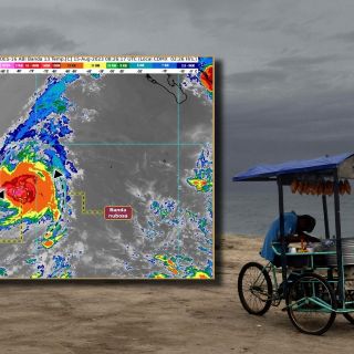Esta es la ubicación del huracán "Fernanda" hoy martes 15 de agosto