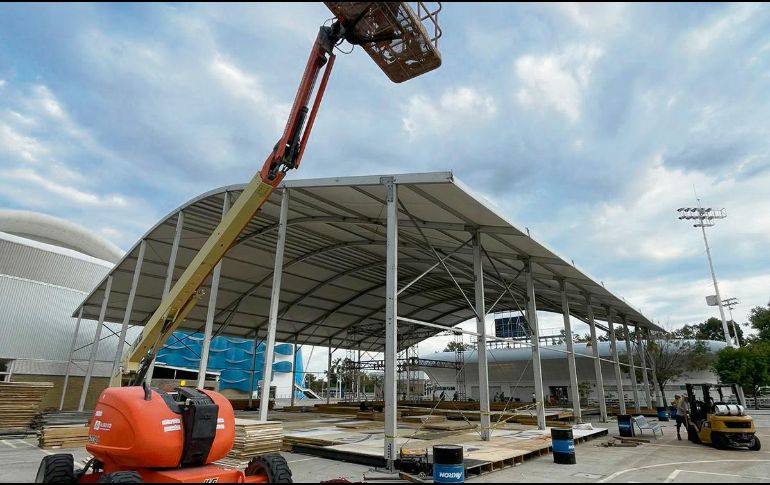 La zona comercial estará techada, para mayor comodidad de quienes asistan al complejo. ESPECIAL