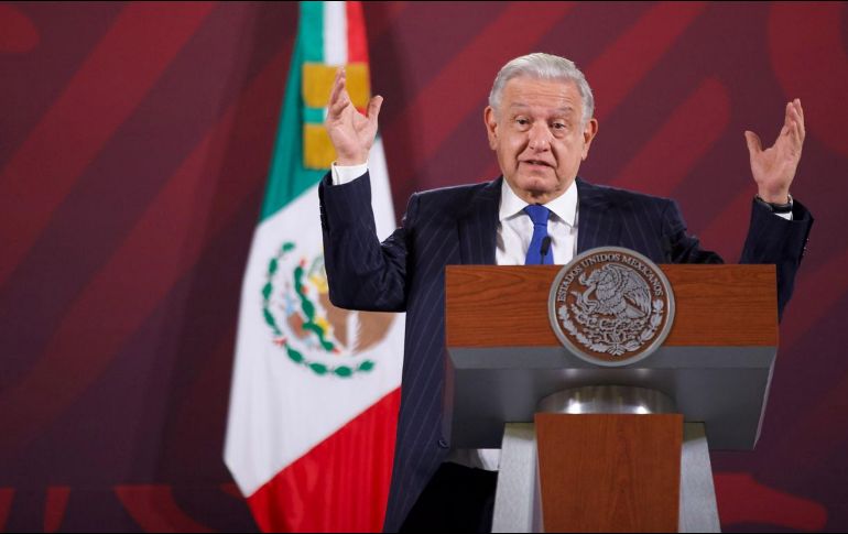 López Obrador dijo en Palacio Nacional que: 