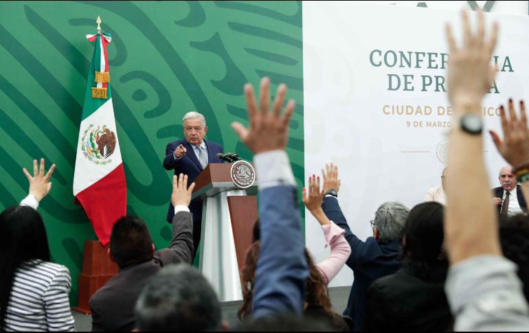López Obrador señaló que la o el próximo titular del gobierno federal tendrán su propio estilo en las conferencias matutinas. SUN / ARCHIVO