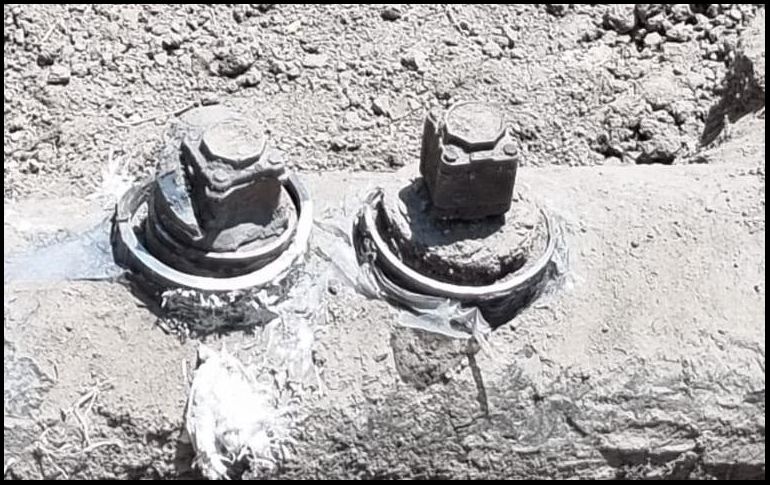 Las dos tomas clandestinas en Degollado, Jalisco. ESPECIAL/ Fiscalía de Jalisco