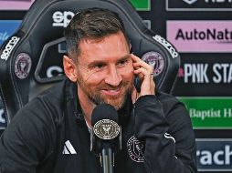 Lionel Messi disfruta de cada momento en su paso por el Inter de Miami. AFP/C. Khanna