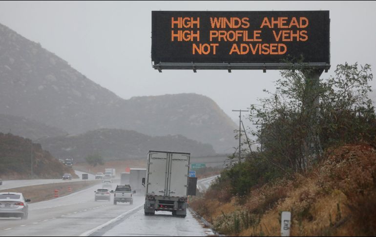 El Departamento de Salud de California ha pedido a los residentes del sur del estado prepararse para evacuaciones debido al riesgo de inundaciones y deslaves. AFP / ARCHIVO