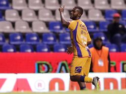 Vitinho sepultó las esperanzas de La Franja al marcar el segundo gol potosino. IMAGO7/I. Medina