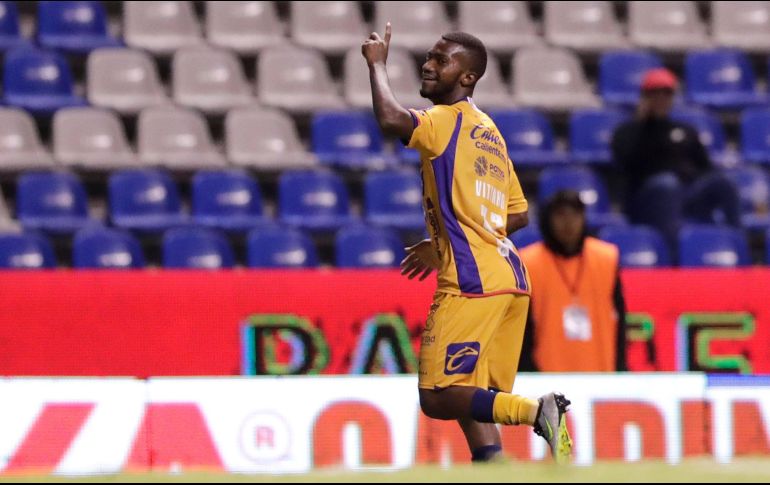 Vitinho sepultó las esperanzas de La Franja al marcar el segundo gol potosino. IMAGO7/I. Medina
