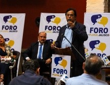 Salvador Cosío, integrante de la organización, calificó como ilegales los libros de texto. EL INFORMADOR/A. Navarro