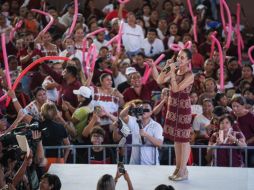 En una asamblea informativa en Cancún, Quintana Roo, en compañía de cientos de mujeres, la exmandataria capitalina aseguró que 