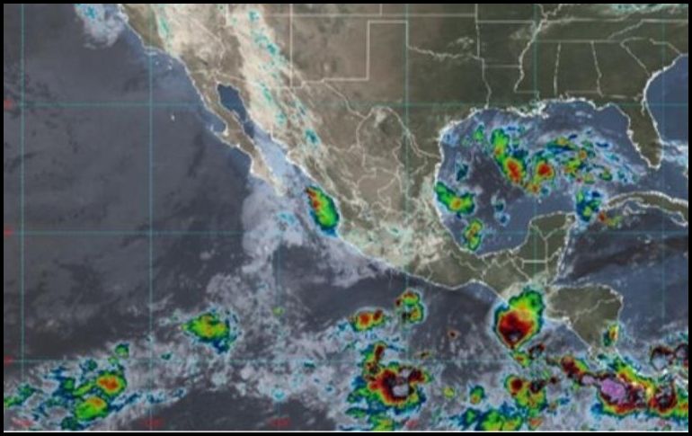 Hilary ahora como ciclón post-tropical, se ubicó a 625 km al norte de San Diego, California. CONAGUA