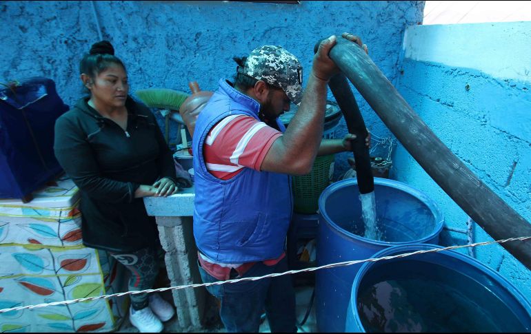 El gobernador de Jalisco aseguró que el abasto de agua ya está garantizado para el próximo año, por lo que no habrá tandeos. EL INFORMADOR/ ARCHIVO.