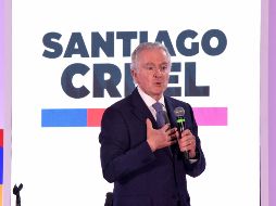 De acuerdo con fuentes de Acción Nacional, Santiago Creel y Xóchitl Gálvez habían pactado, al inicio del proceso, que quien tuviera menos apoyo ciudadano en la última etapa, declinaría por el otro. SUN / E. Vásquez