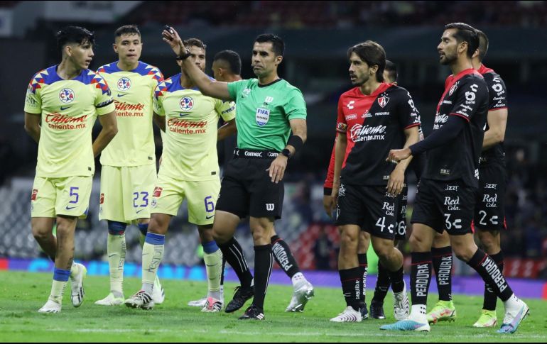 El partido entre Atlas y América se realizó en la cancha del Estadio Azteca. IMAGO7/Archivo