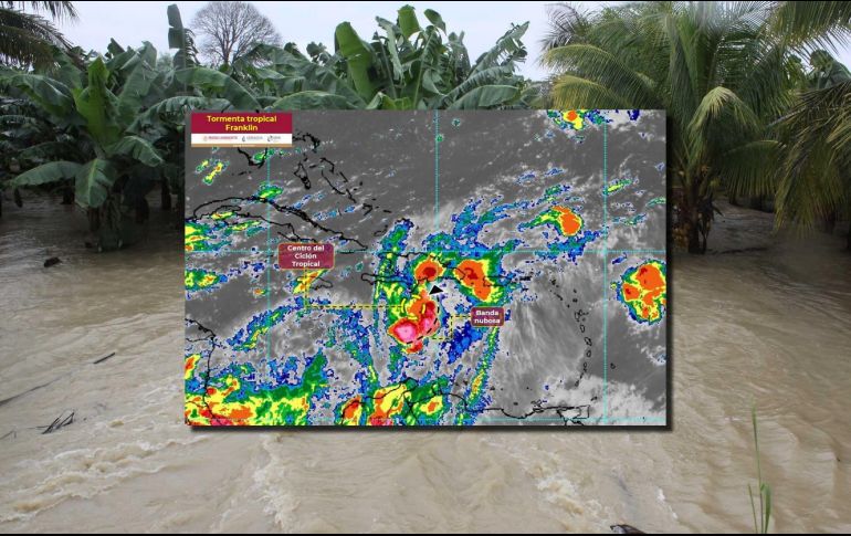 El SMN informa que el centro de la tormenta tropical 