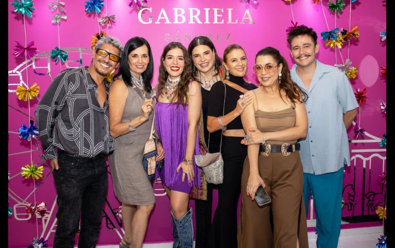 Luis Enrique Bolívar, Lorena Hecht, Artemisa Ramírez, Gabriela Sánchez, Gaby Sánchez, Karla Arroyo y José Luis Sánchez. GENTE BIEN JALISCO/ Christian Pérez