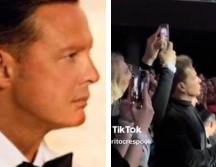Fue captado el doble del cantante Luis Miguel en un show de Argentina. ESPECIAL / Twitter @LMXLM TikTok @veritocrespook