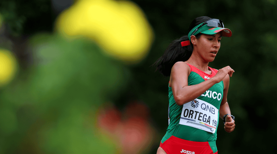 La marchista Alejandra Ortega tuvo una participación histórica para nuestro país dentro de la prueba de los 35 kilómetros. AFP / ARCHIVO