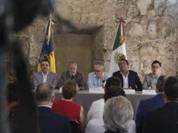 Esta mañana el Colegio de Notarios de Jalisco participó en la presentación del Mes del Testamento. ESPECIAL