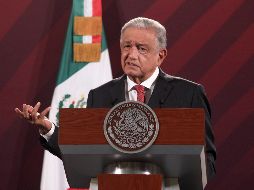 El Presidente Ándres Manuel López Obrador cree que el proceso de Morena “está muy bien”. SUN / H. Salvador / ARCHIVO