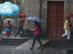 Este sábado se prevén lluvias en 16 estados del país, derivados de una serie de fenómenos. EL INFORMADOR / ARCHIVO