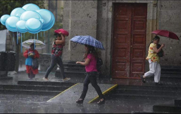 Este sábado se prevén lluvias en 16 estados del país, derivados de una serie de fenómenos. EL INFORMADOR / ARCHIVO