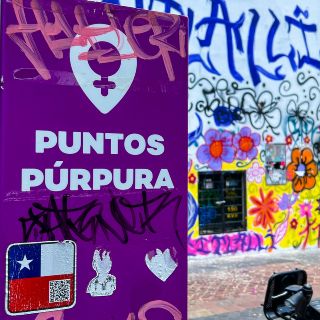 Vandalizan Puntos Púrpura, lugares para auxiliar a mujeres