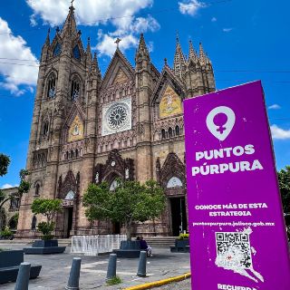 ¿En dónde se ubican los Puntos Púrpura en la ciudad?
