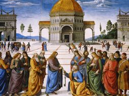 «Yo te digo a ti que tú eres Pedro y sobre esta piedra edificaré mi Iglesia. Los poderes del infierno no prevalecerán sobre ella. Yo te daré las llaves del Reino de los cielos». WIKIPEDIA/«Cristo entregando las llaves a San Pedro», de Pietro Perugino