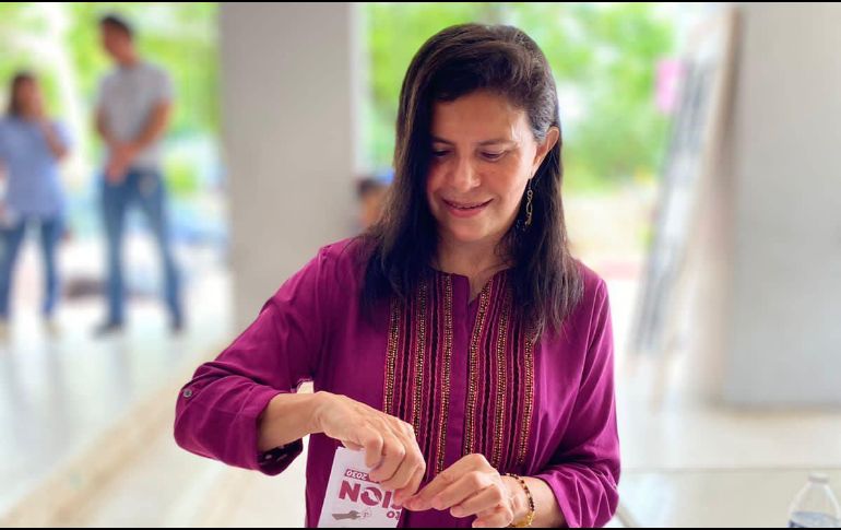 La legisladora prometió que representará a los chiapanecos dignamente. FACEBOOK/manuelitaobradornarvaez