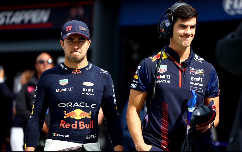 Una penalización le valió a Checo Pérez su podio en Países Bajos. RED BULL CONTENT POOL