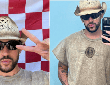 Bad Bunny sube el nivel de las redes sociales, subiendo una fotografía de él donde se le ve el torso y un poquito más allá. @badbunnypr.