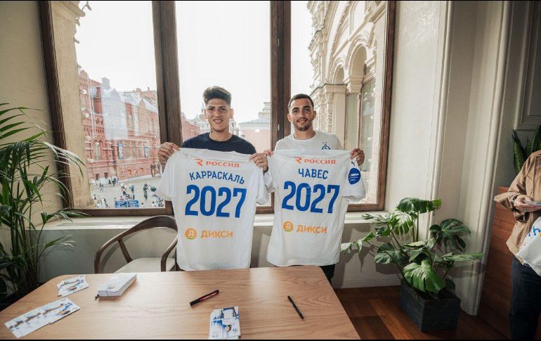 Luis Chávez ya quiere ver minutos con su nuevo equipo. ESPECIAL/@fcdynamo