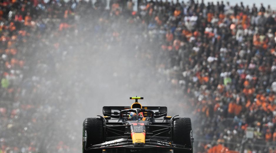 SERGIO PÉREZ. La próxima carrera de la F1 será la del Gran Premio de Italia el domingo 3 de septiembre. AFP / J. Thys
