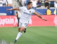 “Chicharito” mencionó que a él le gustaría seguir jugando en su actual club, Los Ángeles Galaxy. IMAGO7/Archivo