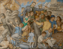 La UdeG reconoce el valor histórico y material de estas obras únicas, que reflejan momentos posrevolucionarios y de la posguerra a través de técnicas y materiales distintivos. CORTESÍA