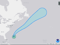 Se espera que Franklin siga siendo un huracán hasta el sábado. ESPECIAL/NHC