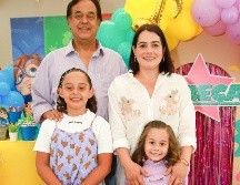 Paulina Cosío, Salvador Cosío, Paulina Corella y Rebeca Cosío. GENTE BIEN JALISCO/ Tony Martínez