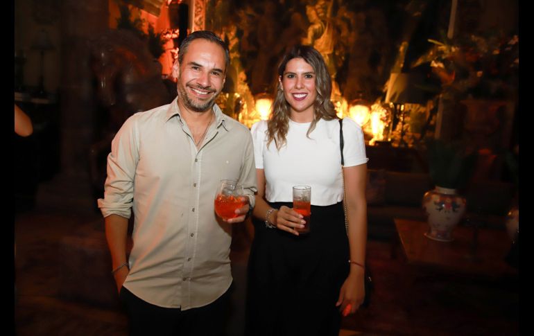 Carlos González y Mariana Rubio. GENTE BIEN JALISCO/ Tony Martínez