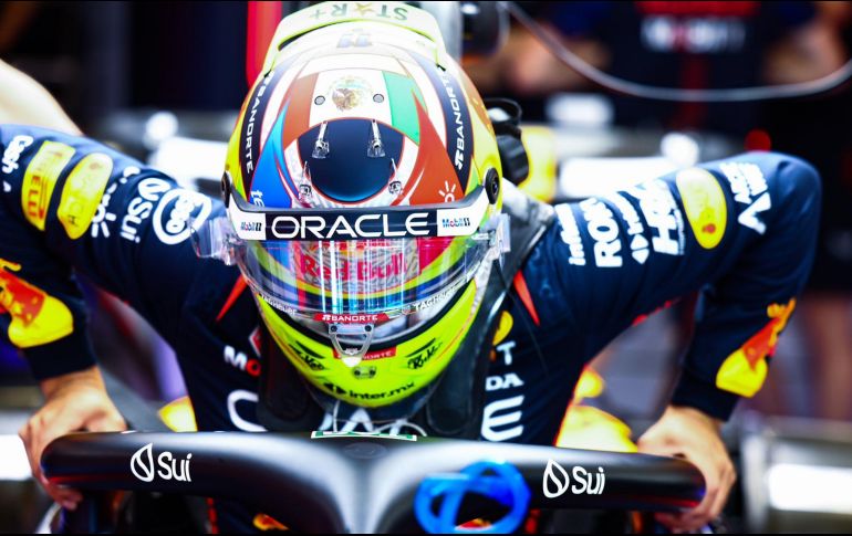 Checo Pérez se mantiene en el segundo lugar en el campeonato de pilotos. /TWITTER @SChecoPerez