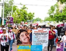 Al finalizar la protesta en Palacio de Gobierno, familiares de personas desaparecidas exigieron atención a sus peticiones por parte de la autoridad estatal. EL INFORMADOR/ A. Navarro 