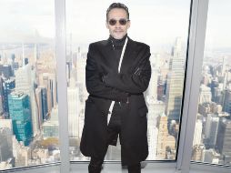El cantante posa desde el Empire State Building. AFP